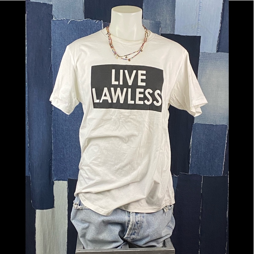 Lawless Mens Short Sleeve T-Shirt Sz L